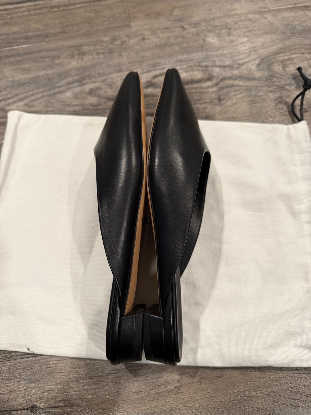 Vince Ana Mules Leather Slip On Shoes Size 38.5 US Women’s 8 - Picture 8 of 15